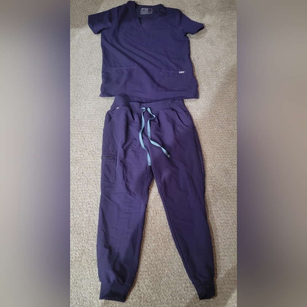 Figs Purple Jam Scrub Set